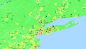Demographic Map New York City - Map Coordinates