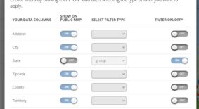 Filter Tool Settings
