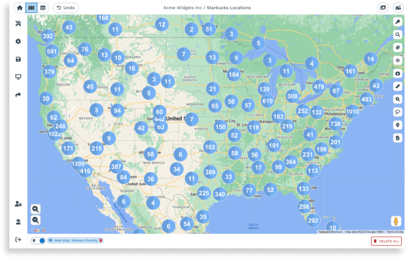 Map Clustering